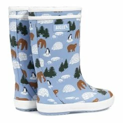 Budget ✔️ Aigle Lolly Pop Fur Print - Bottes de pluie enfant ???? -Rossignol Shop aigle lolly pop fur print bottes de pluie enfant igloo 2