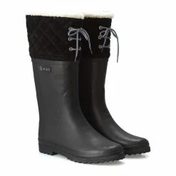 Rossignol Shop -Rossignol Shop aigle polka giboulee bottes de pluie femme new noir 1