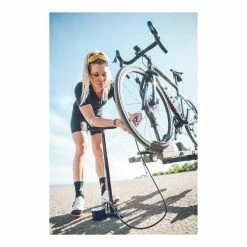 Grosses soldes ???? Lezyne Steel Floor Drive - Pompe vélo ???? -Rossignol Shop lezyne steel floor drive pompe velo gloss black 2