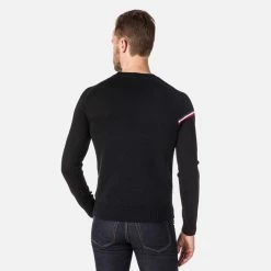 De gros ⭐ Rossignol Odysseus Round Neck - Pullover homme ???? -Rossignol Shop rossignol odysseus round neck pullover homme black 3