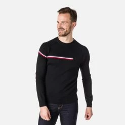 De gros ⭐ Rossignol Odysseus Round Neck - Pullover homme ???? -Rossignol Shop rossignol odysseus round neck pullover homme black 6