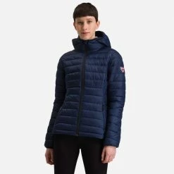 Meilleure vente ⭐ Rossignol Rossi Hood Jacket - Doudoune femme ???? -Rossignol Shop rossignol rossi hood jacket doudoune femme dark navy