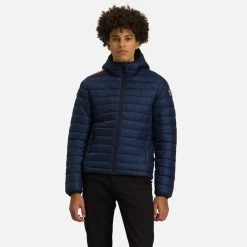 Sortie ✨ Rossignol Rossi Hood Jacket - Doudoune homme ???? -Rossignol Shop rossignol rossi hood jacket doudoune homme dark navy